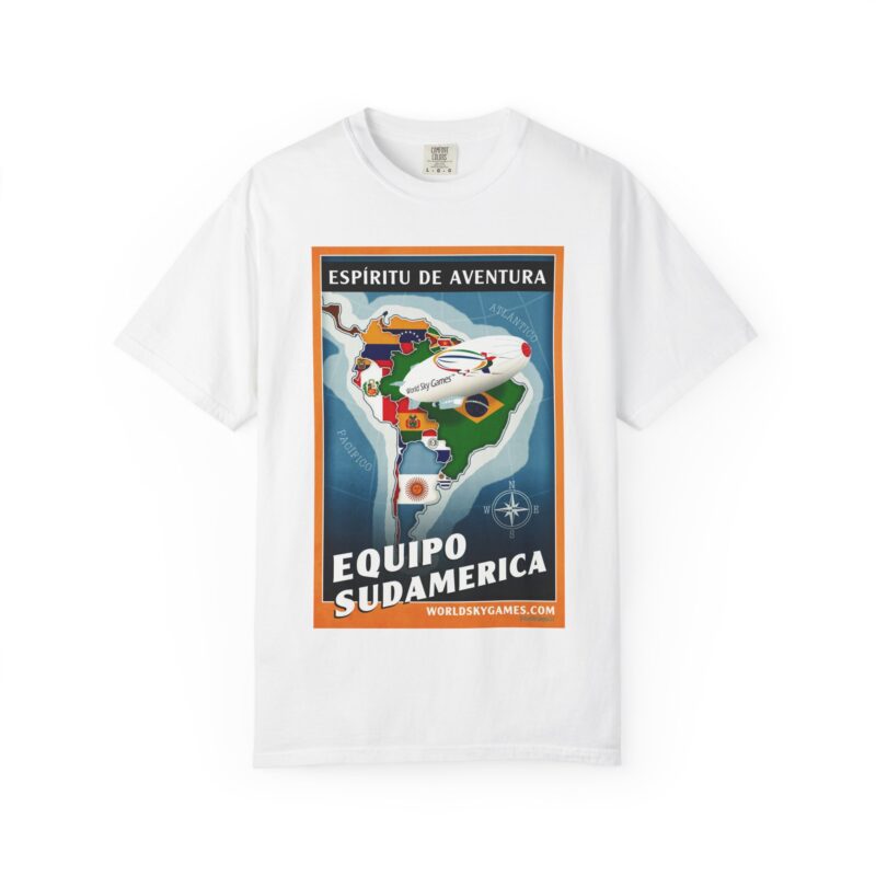 Poster Series, SOUTH AMERICA | Unisex Garment-Dyed T-shirt