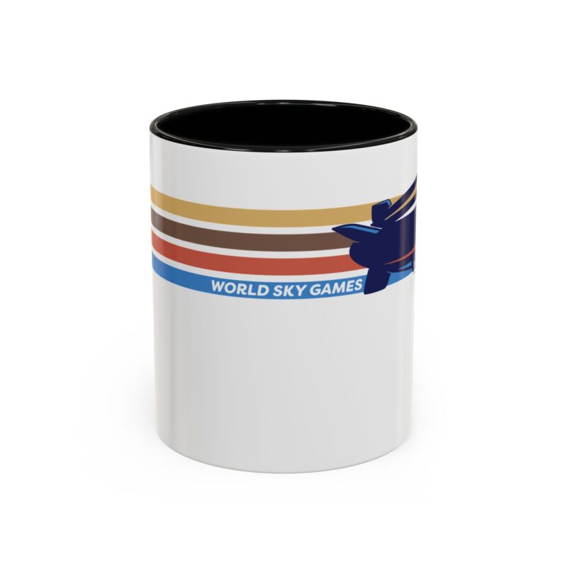 Retro Stripes | Accent Coffee Mug (11, 15oz)