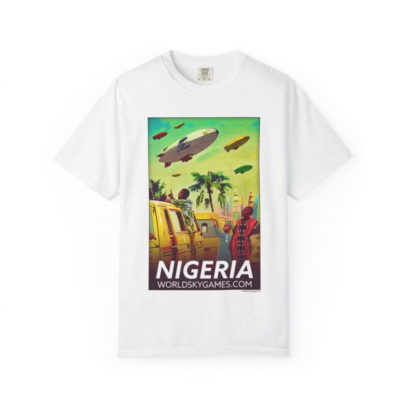 Poster Series, NIGERIA | Unisex Garment-Dyed T-shirt