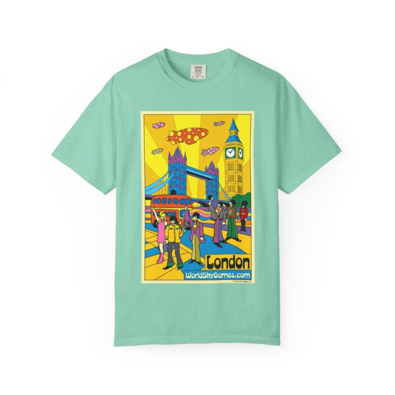 Poster Series, LONDON | Unisex Garment-Dyed T-shirt