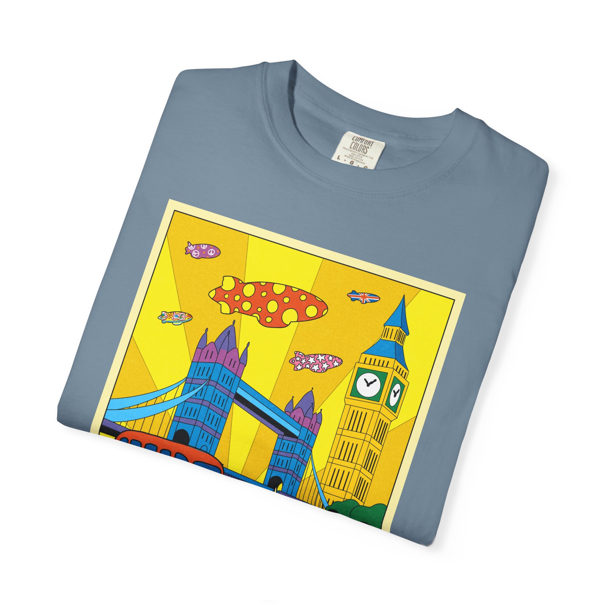 Poster Series, LONDON | Unisex Garment-Dyed T-shirt - Image 11