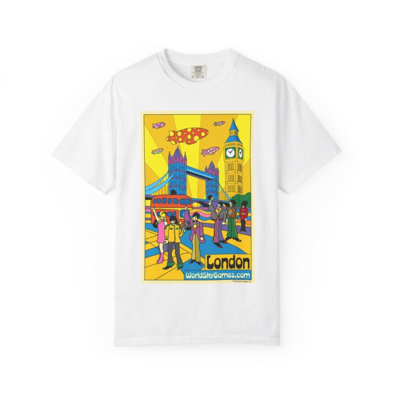 Poster Series, LONDON | Unisex Garment-Dyed T-shirt