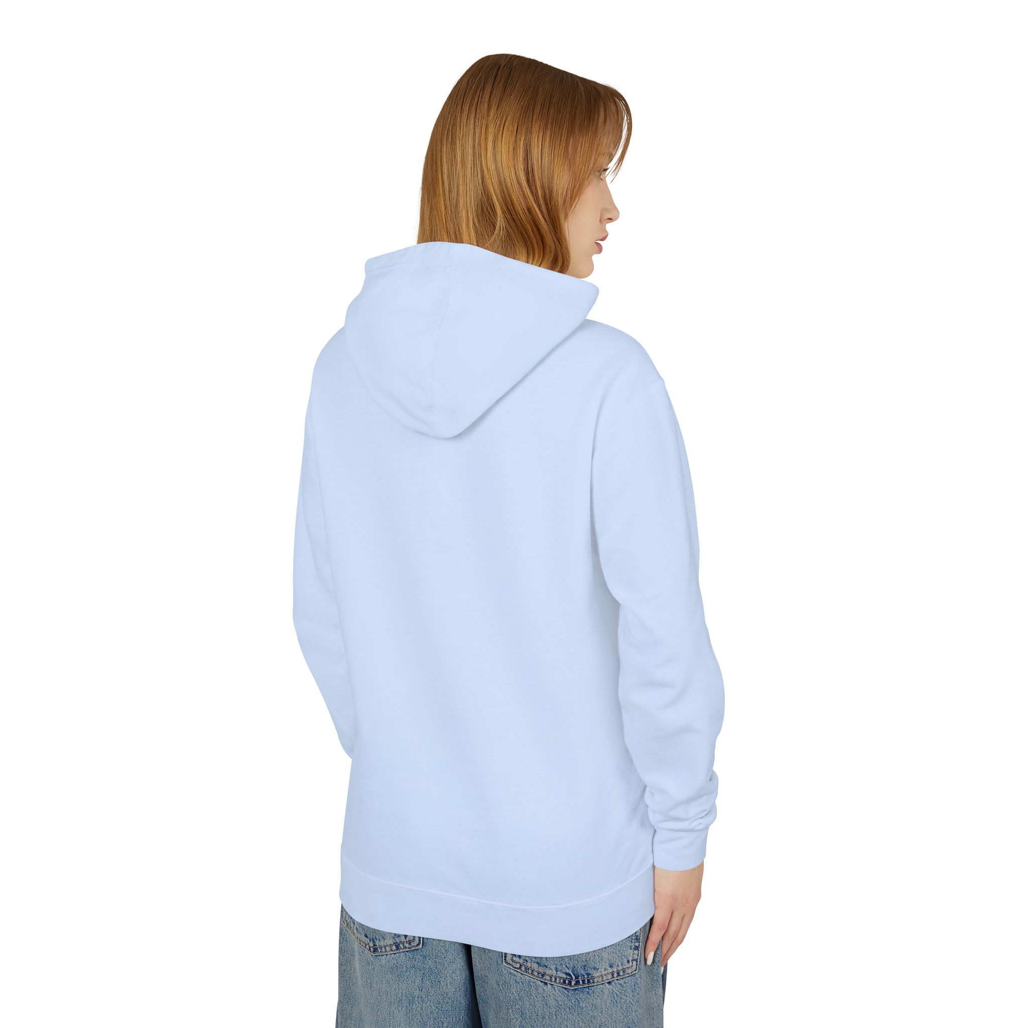 Retro Stripes | Unisex Lightweight Hooded Sweatshirt - Image 12