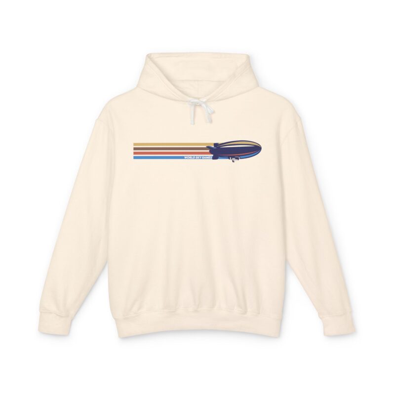 Retro Stripes | Unisex Lightweight Hooded Sweatshirt