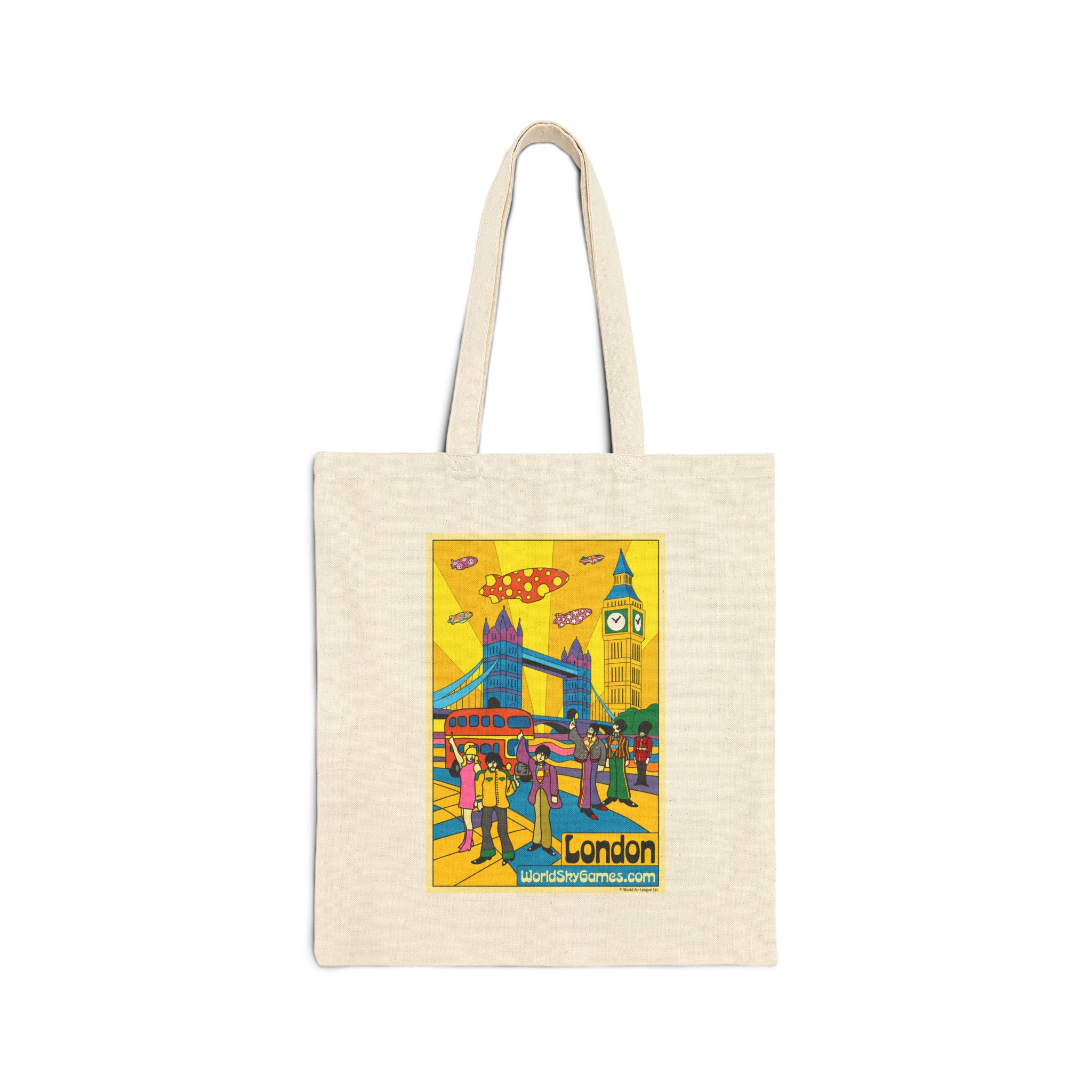 Poster Series, LONDON | Cotton Canvas Tote Bag
